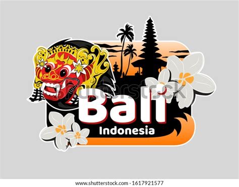 Bali Indonesia Logo Event Travel Background Stock Vector Royalty Free Shutterstock