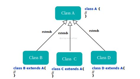 Hierarchical Inheritance In Java With Program Example Programmerbay