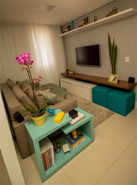 20 Stunning Small Living Room Design For Small Space Salas Pequenas