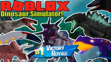 Dinosaur Simulator Battle Royale For A Free Albino Terror Youtube