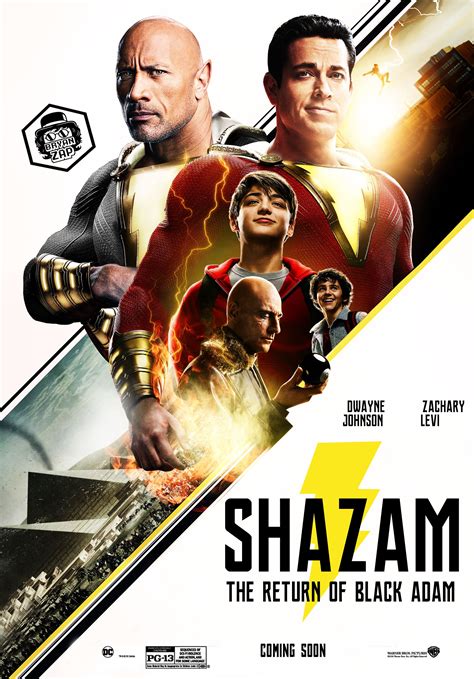 Shazam Black Adam Movie Poster By Bryanzap On Deviantart Shazam Movie