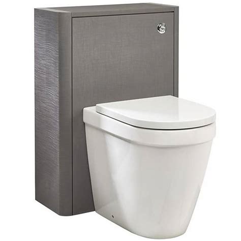 Bathstore Linen Toilet Unit Grey Homebase
