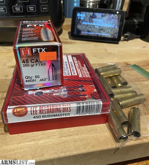Armslist For Saletrade 450 Bushmaster Reloading Dies With Extras