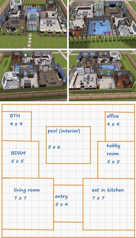 Sims Freeplay House Design Sims Freeplay Houses Sims 4 House Plans