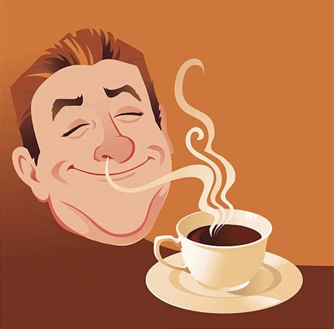 Clip Art Of A People Drinking Coffee Illustrations Royalty Free Vector