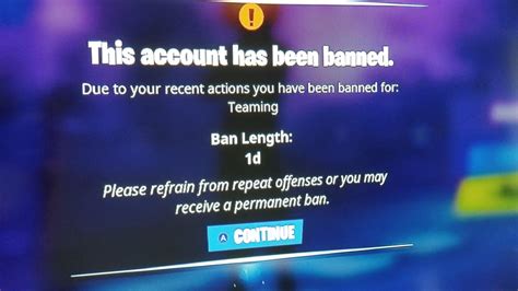 So I Got Banned For Teaming But I Never Team And I Dont Know What I