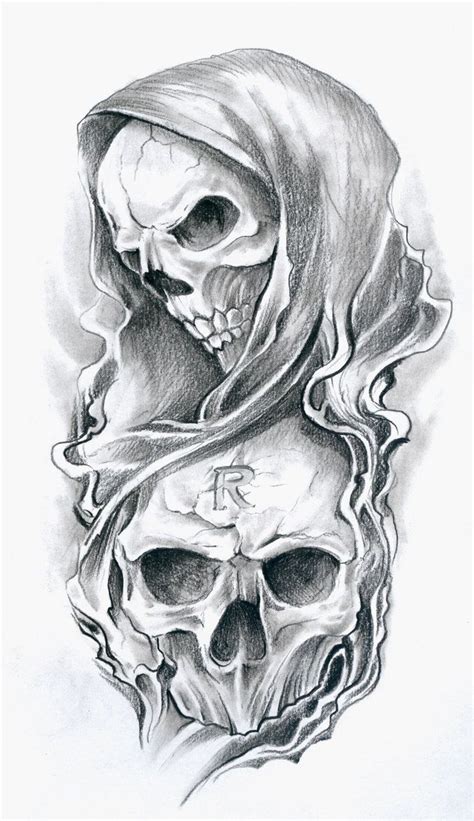 Skulls2 By Fpista On Deviantart Skull Sketch Skulls Drawing Skull