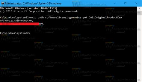 Retrieve The Product Key In Windows 10 Windows 8 And Windows 7 With