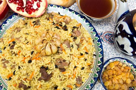 Pilaf Eastern Food Rice Oil Meat And Spices Stock Image Image