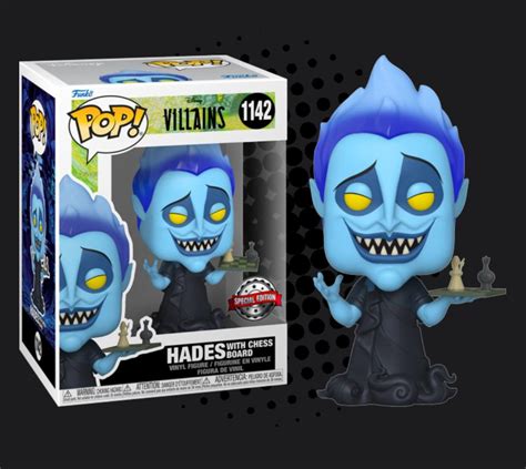 Funko Pop Disney Ultimatr Villain Hades With Chess Board