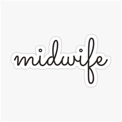 Minimalist Midwife Design Apprentice Midwife Student Midwife