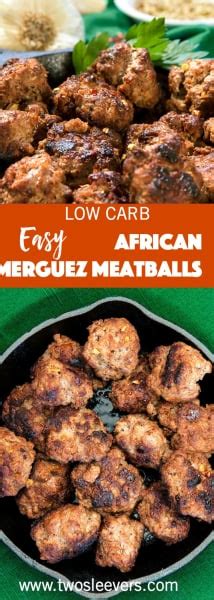 Low Carb African Merguez Meatballs Recipe Food Fanatic