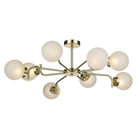 Shop for battery powered ceiling lighting online at target. Modern Semi-Flush Fitting Low Ceiling Light in Brass with ...
