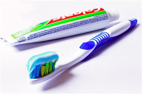 Toothpaste And Toothbrush Image Free Stock Photo Public Domain
