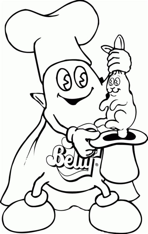 The download is available in black and white as a coloring book and also already in color. Coloring Pages Jelly Beans - Coloring Home