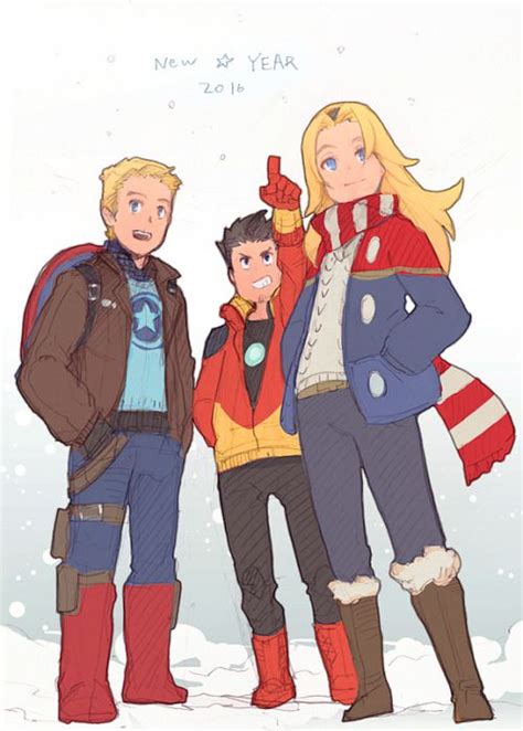 Spideypool superfamily avengers stony avengers the avengers baby avengers stony i play avengers academy all day long and it's been a while since i wanted to do some fanart and. ni9taro: "little three " | Avengers comics, Marvel ...