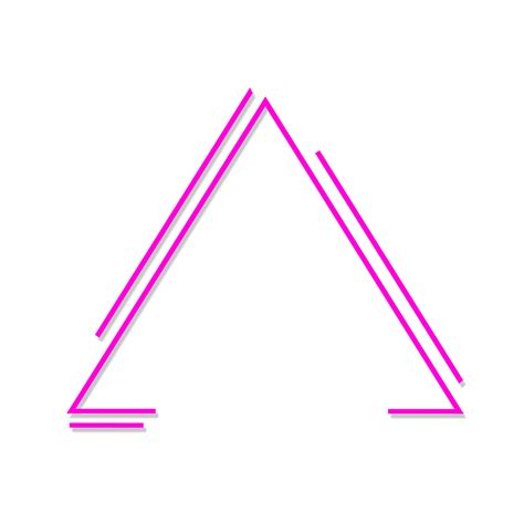 Ftestickers Triangles Neon Pink Sticker By Pann70