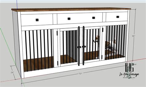 72 Dog Kennel Build Plans Kennel Furniture Plans Etsy