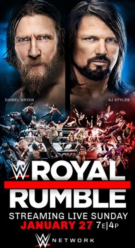 Official Royal Rumble 2019 Poster Wrestling Forum Wwe Aew New