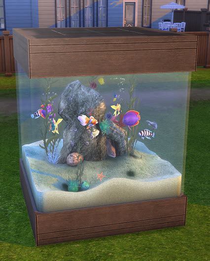 Sims 2 To 4~ 60 Gallon Aquarium Simsworkshop