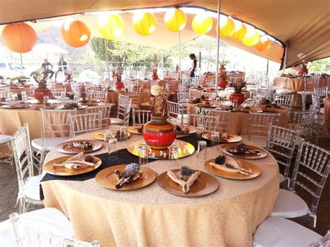 Contemporary Traditional Wedding Decor African Wedding African