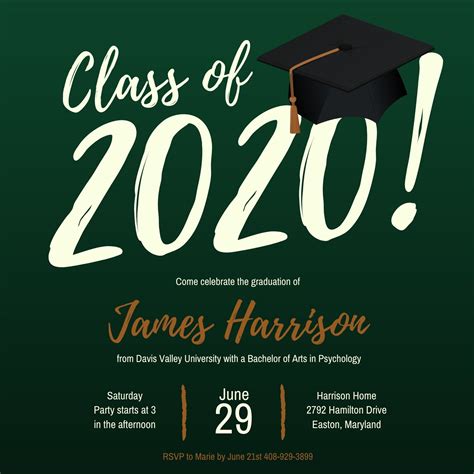 Graduation Party Flyer Template