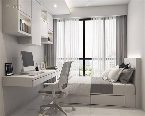 Minimalistic Bedroom Condominium Design Ideas And Photos Malaysia Atap
