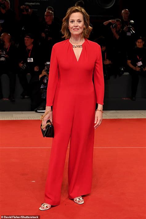 Sigourney Weaver Wows In A Chic Red Jumpsuit The Master Gardener