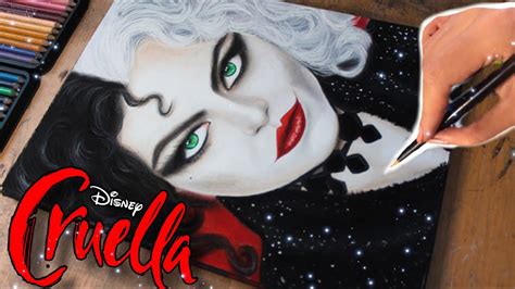 Como Dibujar A Cruella De Vil Live Action Disney Emma Stone Realista