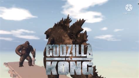 Godzilla Vs Kong Aircraft Carrier Fight Scene Roblox Recreation Youtube