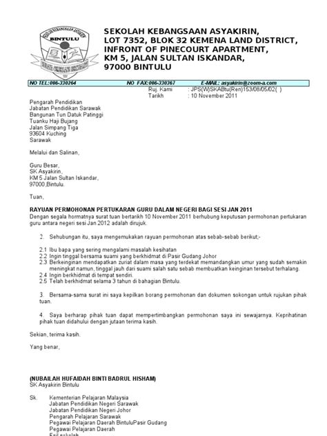 Jabatan imigresen malaysia via es.scribd.com. Contoh Surat Rayuan Pertukaran Egtukar - Kuora w