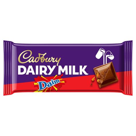 Cadbury Dairy Milk Daim Bar 120g British Isles