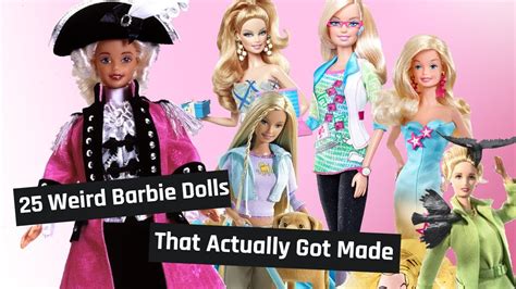 Doll Collector Reacts To 25 Weird Barbie Dolls That Actually Got Made Youtube