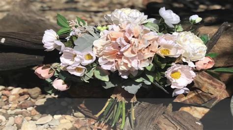 diy silk bridal bouquet youtube