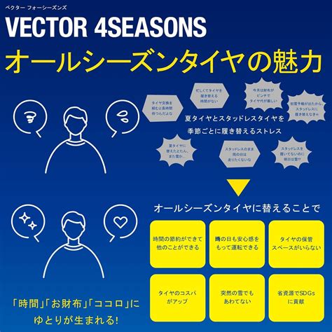 195 80R15 107 105N グッドイヤー Vector 4seasons cargo フォーシーズンズ カーゴ オールシーズン4本