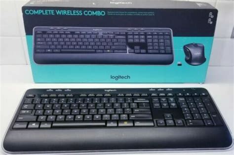 Logitech Complete Wireless Combo K520 Keyboard And M510 Mouse For Sale