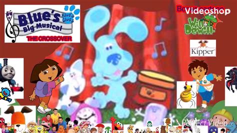 Blues Clues Blues Big Musical Crossover Logo From Bradley Browne Youtube
