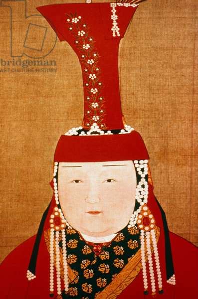 Chabi Consort Of Kublai Khan Yuan Dynasty From The Album Of Yuan