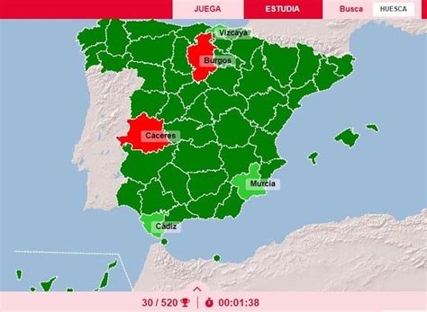 Juegos Interactivos Para Aprender Las Provincias De España Educacion