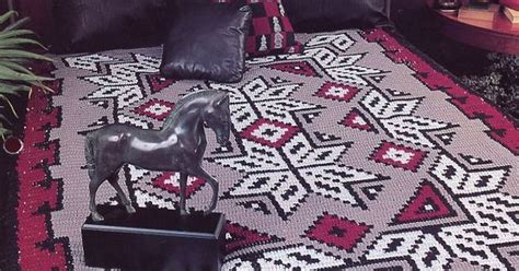 Crochet Indian Afghan Pattern Details About Indian Snow