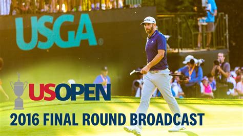 2016 Us Open Final Round Dustin Johnson Wins His First Major At