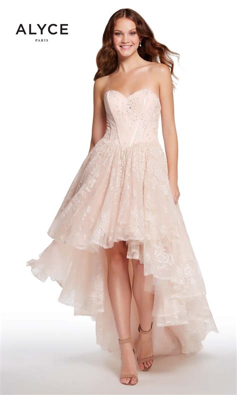 Alyce Paris 60085 High Low Tulle Prom Dress