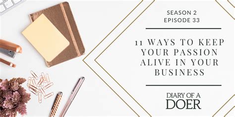 Season 2 Episode 33 11 Ways To Keep Your Passion Alive In Your