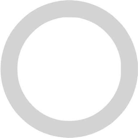 Light Gray Circle Outline Icon Free Light Gray Shape Icons