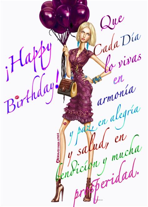 🎂🎈Que cada día lo vivas en armonía y paz, en alegría y salud, en