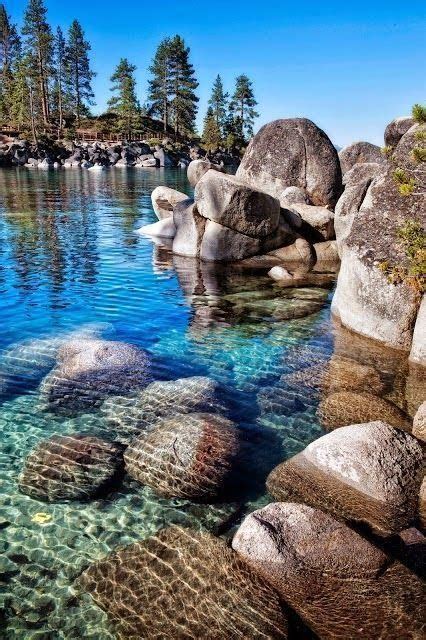 Crystal Clear Water At Lake Tahoe California Travel Nature Places