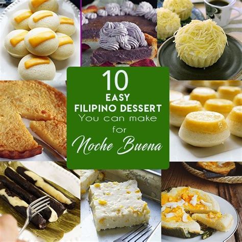 10 Easy Filipino Dessert You Can Make For Noche Buena Recipe Dessert Recipes Easy Filipino
