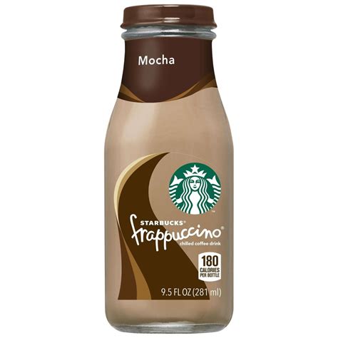 Starbucks Frappuccino Chilled Coffee Drink Mocha 95 Oz Bottles 4 Count