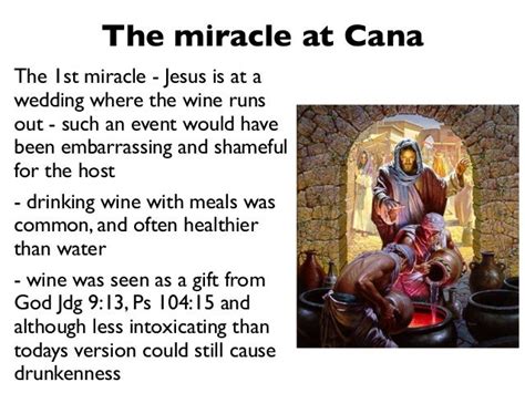Life Of Christ Section 5 First Miracle