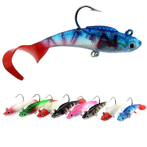 Wldslure Soft Silicone Lures 9g75 Lead Head Jig Fishing Lures